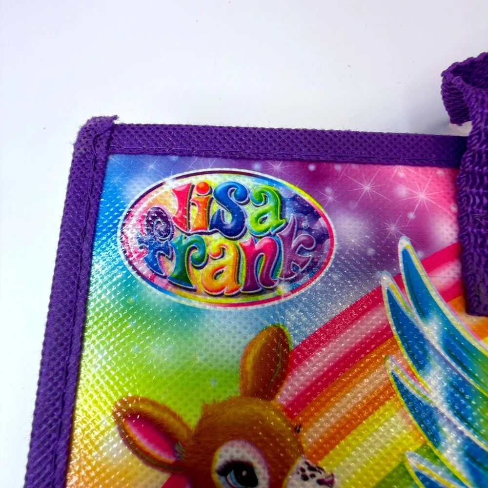 Lisa Frank Trifold Portfolio Organizer SK045 Rainbow Pegasus Leopard 2016